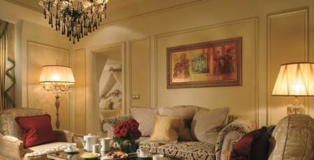 Living Room Presidential Suite Hotel Balzac Champs Elysees